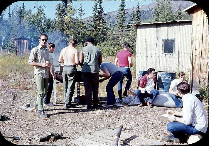 Picnic at Norton's cabin